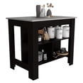 thumbnail image 4 of TUHOME Cala Kitchen Island  Engineered Wood Kitchen Islands in  Multi-color, 4 of 7