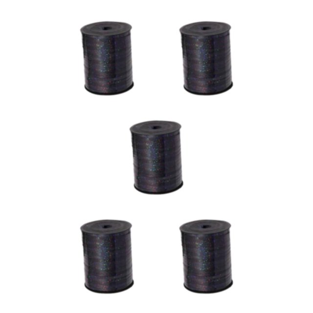 Thinsony Sturdy And Durable Decoration Ribbon Crafts And Gift Packaging Environmentally Friendly Tidy balck 5Set