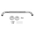thumbnail image 2 of Poignée d'Équilibre de Bain, Design Ergonomique en Acier Inoxydable Barre de Préhension d'Angle Rond Installation Facile Large Application pour Toilettes Argent, 2 of 7