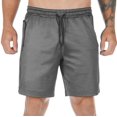 thumbnail image 3 of ohmzyzo Men's Athletic Running Shorts Workout Gym Short Quick Dry Lightweight Tennis Basketball with Zipper Pockets, 3 of 8