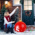 thumbnail image 4 of Big HolidayParty Decorations,60CM Outdoor Christmas Inflatable Decorated Ball Giant Christmas Inflatable Ball Christmas Tree Decorations, 4 of 5