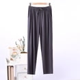 thumbnail image 2 of Dagugfen Mens Pajama Pants Drawstring Ruched Elastic Waist Loose Lightweight Comfy Loungewear Trousers, 2 of 3