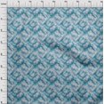 thumbnail image 4 of oneOone Velvet Dark Teal Green Fabric Abstract Craft Projects Decor Fabric Printed By The Yard 58 Inch Wide, 4 of 4