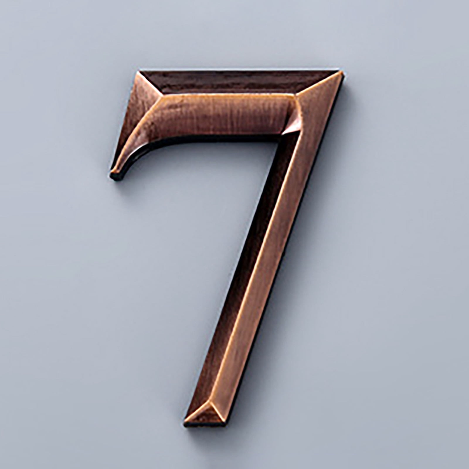 Vaidha Black Modern House Numbers Mailbox Numbers 0-9 Self-Adhesive Street Door Home Address Metal Numbers For Outside Or Inside Signs Easy Install