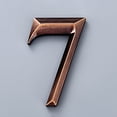 thumbnail image 1 of Vaidha Black Modern House Numbers Mailbox Numbers 0-9 Self-Adhesive Street Door Home Address Metal Numbers For Outside Or Inside Signs Easy Install, 1 of 3