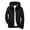 Black, variant on Pitauce Kids Rain Jacket Waterproof Hooded Raincoats Lightweight Windbreaker Boys Girls Fall Clothes for 4-12 Years