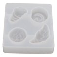 thumbnail image 2 of Fondant Cake Silicone , Easy Demoulding Easy To Clean 4 Cute Shapes White Silicone Fondant  Silicone Material  For Chocolates For Candies For Ice Cubes, 2 of 8