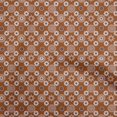 thumbnail image 1 of oneOone Rayon Brown Fabric Block Sewing Material Print Fabric By The Yard 56 Inch Wide, 1 of 5