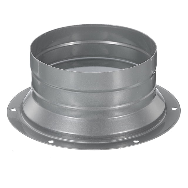 Unique Bargains Raccord de Conduit de 4 Pouces Bride Métallique Raccord Droit Bride de Tuyau Ronde Conduit de Ventilation