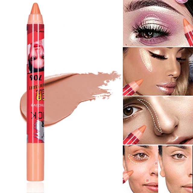 WIFKLSIIPG Concealer Pen Invisible Cover Acne Marks Pore Concealer Highlight Shadow Under Eye Correction Fluid to Help Cover Dark Circles and Blemishes