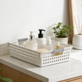 thumbnail image 1 of Cagogo Plastic Storage Baskets Organizer Bins, Multi-Purpose Bathroom Shower Caddy LaundryToyBasket, Waterproof Easy Clean Rectangular Basket for Kitchen Bedroom Countertop Decor, 1 of 6