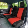 thumbnail image 5 of FH Group Neoprene Waterproof Custom Fit Car Seat Covers for 2022–2024 Dodge RAM 1500 Full Set Red, 5 of 5