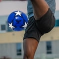 thumbnail image 3 of Ruiboury Teamwork Football Soft PVC Cover Size 5 Soccer Ball Fun Competitive Soccer Ball Size 5 Ball Football blue, 3 of 6