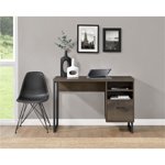 Candon Computer Desk, Medium Brown