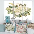 thumbnail image 1 of Designart Beautiful Bouquet With Hudrangea and Roses Canvas Wall Art, 1 of 4