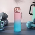 thumbnail image 2 of Bouteille d'Eau de Sport Extérieure Grande Capacité, Gobelet avec Couvercle Verrouillable Étanche, Tasse Portable à Ressort avec Filtre Intégré, Plastique Résistant à la Chaleur pour Randonnée Gym Voyage, 2 of 6