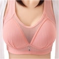 thumbnail image 4 of Timegard 3pc Bra for Women No Underwire Mesh Adjustable Strap Full Support Comfortable Seniors Bras, 4 of 7