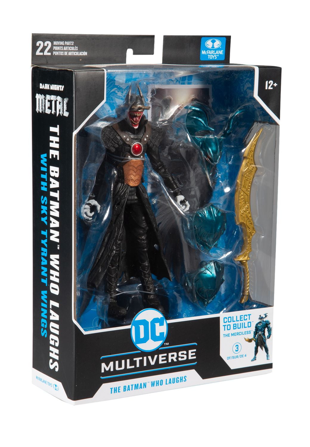 McFarlane Toys - DC Multiverse - Batman Who Laughs avec des ailes Sky Tyrant et des pièces pour la figurine "The Merciless"