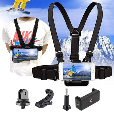 GOGDYS Support de Téléphone Mobile avec Sangle de Poitrine, Outil de Photographie de Cyclisme en Première Personne, Support d'Appareil Photo Sportif pour Photos d'Action, Accessoires de Cyclisme pour Photographie Mains Libres Liquidation Ventes Aujourd'hui Aubaines Prime