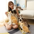 thumbnail image 3 of EIGTHTAIL Cat Stuffed Animal 35cm Cozy Companion Stuffed Cat Fun Expression Snuggly Plush Stuffed Animal Cat Style6, 3 of 4