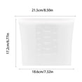 thumbnail image 3 of VVQ Reusable Silicone Food Storage Bags Stand-Up, 1500ML Airtight Leakproof Freezer Microwave Safe Silicone Bags with Measurement Marks, Multi-Purpose Food Saver Bags for Meal Prep Snacks, 3 of 6