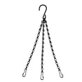 thumbnail image 1 of fastboy White Durable 3 Leg Hanger Replacement Chain For Metal Hanging Basket Hanging Chain Set Container Rattan Easy To Hanging black Chain 40cm, 1 of 6