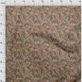 thumbnail image 4 of oneOone Viscose Chiffon Brown2 Fabric Floral Sewing Craft Projects Fabric Prints By Yard 42 Inch Wide, 4 of 5