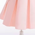 thumbnail image 3 of Ajouts Rares Robes Filles Ajustées Collants Robe Fille Enfants Filles Robe à une Épaule en Satin Tissu Piano Couleur Unie, 3 of 6
