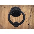 thumbnail image 1 of Heurtoir de Porte Rond en Aluminium 4 Pouces Noir Mat – Heurtoir de Porte d'Entrée Résistant à la Rouille, Moulé sur Sable Massif, 1 of 3