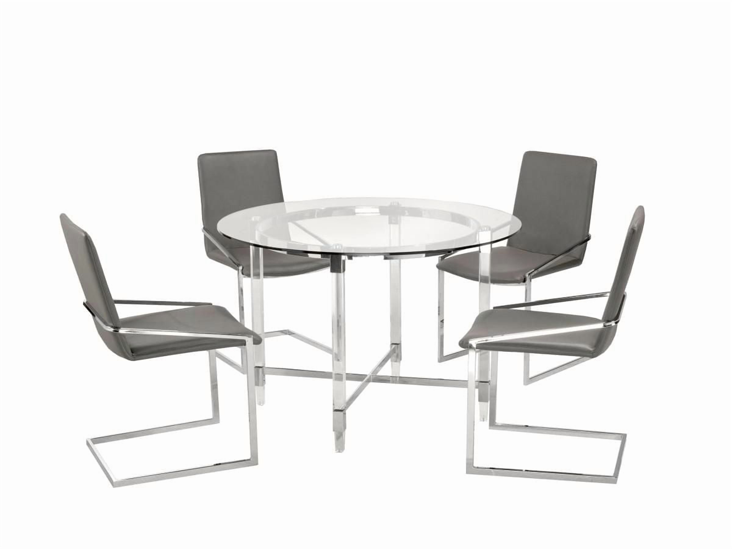 Salle à Manger Jayden, 5 piéces, Gris