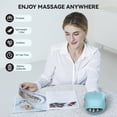 thumbnail image 2 of CINCOM Masseur de Main Sans Fil avec Chaleur et Compression pour l'Arthrite et le Canal Carpien, Bleu, 2 of 4