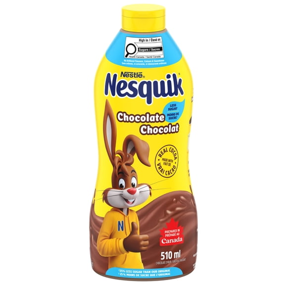 Nesquik Sirop au Chocolat Moins de Sucre