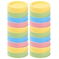 thumbnail image 1 of 20 Pcs Couvercles en Plastique pour Pots Mason, Capuchons de Pots Mason de Qualité Alimentaire, Compatibles avec Ouverture Régulière, 70 mm, Réutilisables, Étanches, Couvercles de Remplacement pour Pots Mason, Compatibles Lave-Vaisselle pour Pots Mason, Pots de Mise en Conserve, 1 of 9
