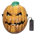 thumbnail image 3 of Halloween Head Mask Pumpkin Head Light up Full Face Costume Mask Cosplay Mask, 3 of 4