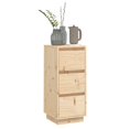 thumbnail image 2 of vidaXL Sideboard 32x34x75 cm Solid Wood Pine, 2 of 5