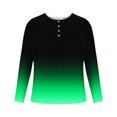 thumbnail image 4 of AherBiu Plus Size Mens Long Sleeve Shirts Stretch Athletic Button Shirt Lightweight Comfy Fall Gradient Sports Shirts, 4 of 4