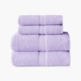 thumbnail image 1 of Mainstays Basics 4pk Towel Set, 2 Bath Towels, 2 Hand Towels, Purple, 1 of 6