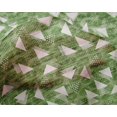 thumbnail image 4 of oneOone Silk Tabby Forest Green Fabric Texture & Triangle Geometric Craft Projects Decor Fabric Printed By The Yard 42 Inch Wide, 4 of 4