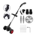 thumbnail image 2 of Foldable Cordless Electric Lawn Mower Adjustable Handheld Garden Cutting Power Tool For 12V Battery Lawn Trimmer ,Easy to Use, 2 of 6