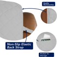thumbnail image 3 of 2024 Reversible Quilted Sofa Cover  Water Resistant Slipcover Furniture Protector  Washable Couch Cover with Non Slip Foam and Elastic Straps for Kids  Dogs  Pets (Small  Pink/Beige), 3 of 7