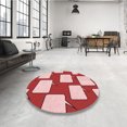 thumbnail image 4 of Ahgly Company Machine Washable Indoor Rectangle Transitional Red Area Rugs, 2' x 4', 4 of 7