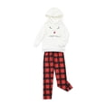 thumbnail image 3 of Nituyy Christmas Family Pajamas Set Deer Embroidery Tops+Trousers/Romper, 3 of 8