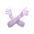thumbnail image 1 of Gravity Threads Gants d'Opéra en Satin pour Femmes 18 Pouces Lilas, 1 of 2