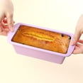 thumbnail image 4 of Fiudx Loaf Pan, Non Stick and Easy to Release Rectangular Mini Cake for Baking Bread, Flexible Bpa Baking Pan, 4 of 5