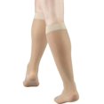 thumbnail image 3 of Truform- Bas extra-fins au genou avec compression pour dames, nus grand, 3 of 4