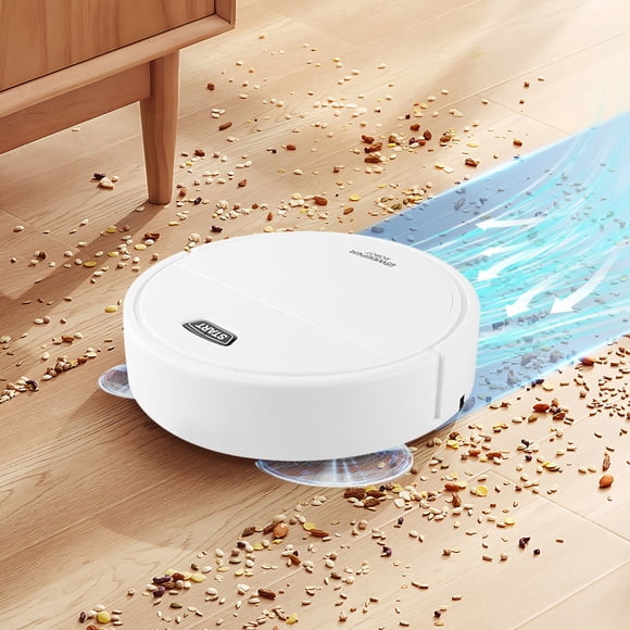 Birdeem Aspirateur Robot, Aspirateurs Domestiques, Robot Balayeuse Domestique Sans Fil Rechargeable pour Vadrouiller 2-en-1, Aspirateur pour Animaux, Aspirateur Sans Fil
