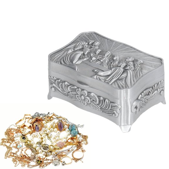Kctiaxy A Chopper Elegantmedical Last Supper Rosary Necklace Eucharistic Box Catholic Roman Rosary Case Kitchen Appliances
