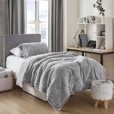 Byourbed Pic de Confort - Ensemble de Couette Simple TG Coma InducerÂ® - Chevrons Givré Espresso
