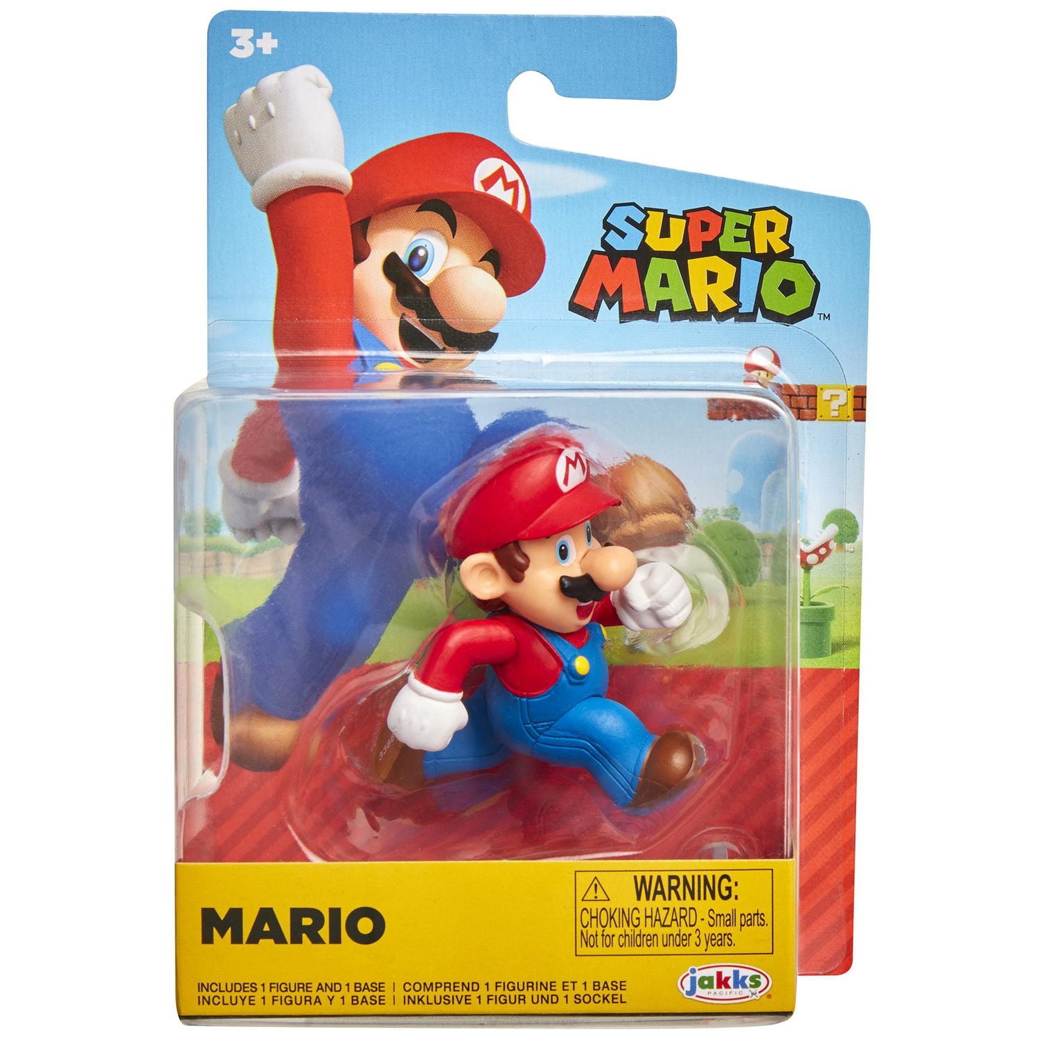 Figurine Nintendo de 2,5 pouces - Mario (Pose courante)