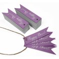 thumbnail image 3 of Inkdotpot Pack Of 100 Happy Diwali Favor Paper Tags Craft Real Silver Foil Hang Tags, 3 of 6